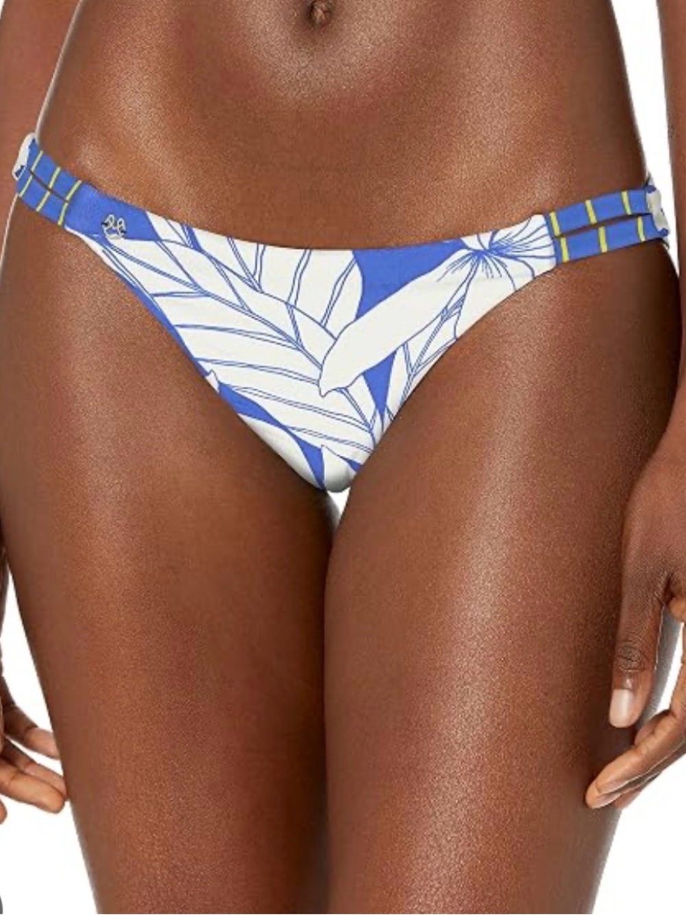Maaji Women's Split Side Reversible Signature Cut Bikini Bottom Swimsuit sz M